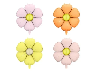Balony foliowe do girland Stokrotki 65cm 4szt - PartyDeco