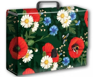 Teczka z rączką B4 Jumbo Kwiaty Polskie Maki - Penmate