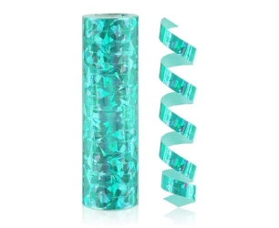 Serpentyna holograficzna turkusowa 4m - Godan