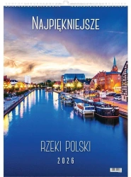 Kalendarz 2026 wieloplanszowy rzeki Polski - Evena