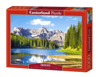 Puzzle 3000 Jezioro Misurina - Włochy CASTOR - Castorland