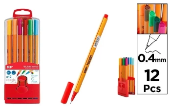 Cienkopis 12 kolorów - MP Main Paper