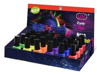 Lakier wodny do paznokci 7,45ml neon UV (24szt) - ADAR