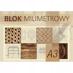 Blok milimetrowy A3 Kreska