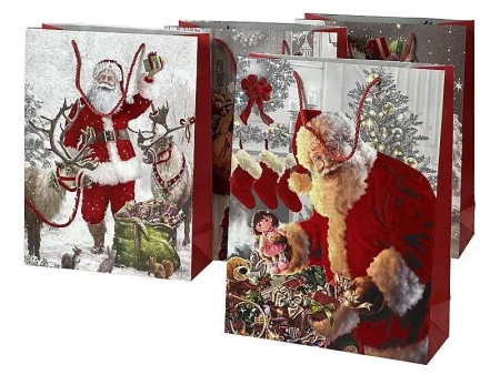 Torebka prezentowa Boże Narodzenei 35x12x9cm MIX - ADAR