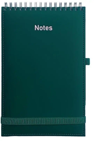 Notes A5 Vivella na spirali z gumką zielony - Wokół Nas