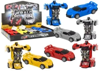 Auto Robot 2w1 Transformacja samochód MIX kolorów - Leantoys