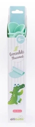 Podkładka silikonowa Krokodyl miętowa - Giligums