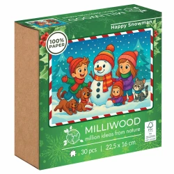 Puzzle 30 elementów Milliwood Wesoły Bałwanek - ALEXANDER GRY