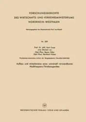 Aufbau Und Arbeitsweise Eines Universell Verwendbaren Hochfrequenz-Titrationsgerates - Kurt Cruse