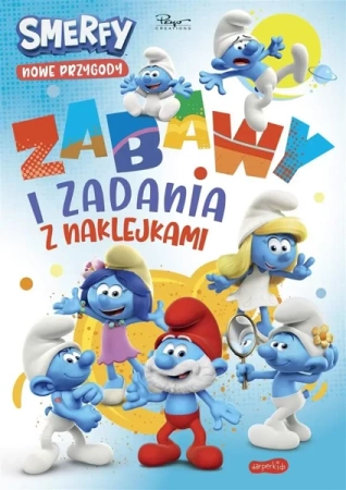 Smerfy. Zabawy i zadania z naklejkami. Nowe przyg. - Izabela Karpiszuk, Peyo