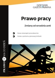 eBook Prawo pracy - zmiany od września 2016 - Infor Biznes