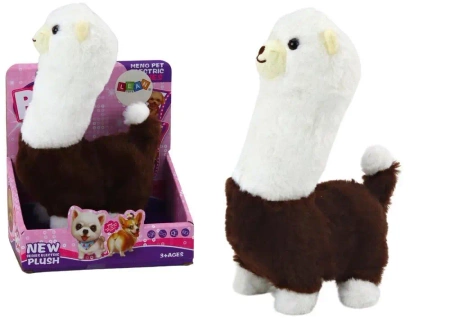 Lama interaktywna 23cm - Leantoys