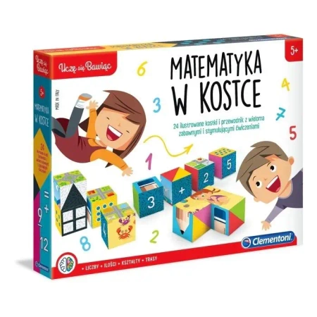 Uczę się bawiąc. Matematyka w kostce - Clementoni