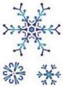 Szablon A6 śnieżynki - Dekor-Art-Serwis