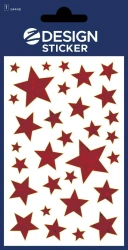 Naklejki foliowe - czerwone gwiazdy - Zdesign