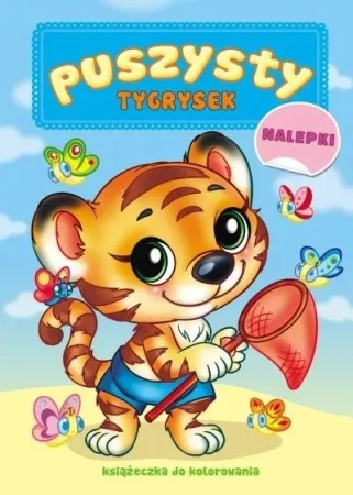 Puszysty Tygrysek. Książka do kolorowania - praca zbiorowa