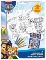 Zestaw do kolorowania z naklejkami Paw Patrol PW20005 - Kids Euroswan