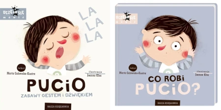2x PUCIO - Co robi + Zabawy gestem i dźwiękiem - Marta Galewska-Kustra