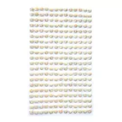 Kryształki samoprzylepne cream 6mm 260szt - Dalprint