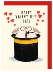 Karnet V022 Walentynki Magiczne króliki - Charley Rabbit