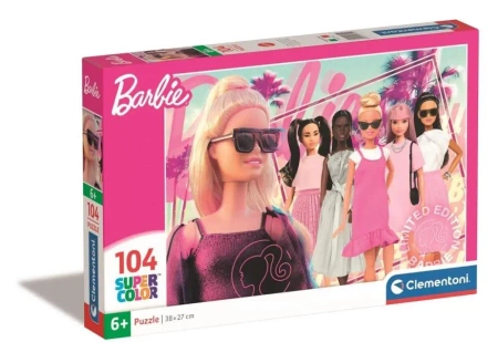 Puzzle 104 Super Kolor Barbie - Clementoni