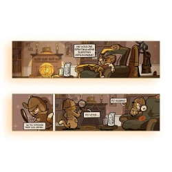 Zakładka kartonowa - Sherlock Koci Detektyw - Molom