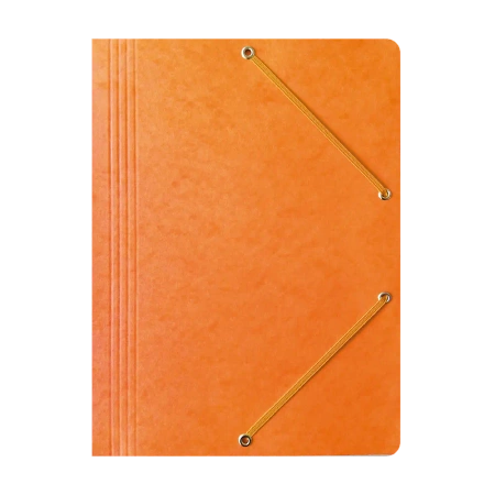 Teczka A4 preszpanowa z gumką Bantex pomarańczowy