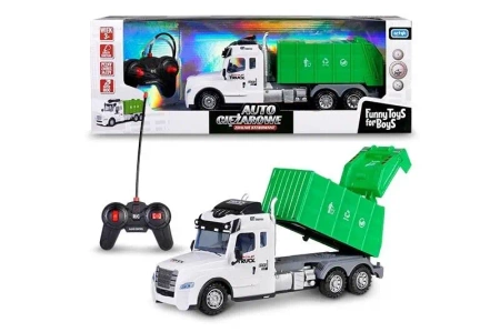 Auto ciężarowe śmieciarka R/C Toys for Boys - Artyk