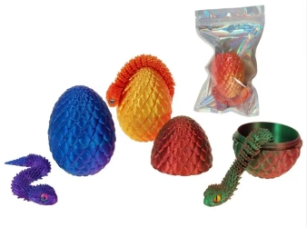 Jajo z wężem 12cm MIX - ADAR