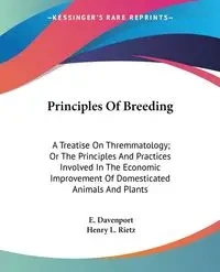 Principles Of Breeding - Davenport E.