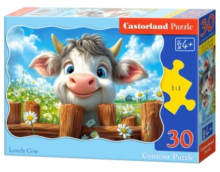 Puzzle 30 Lovely Cow CASTOR - Castorland