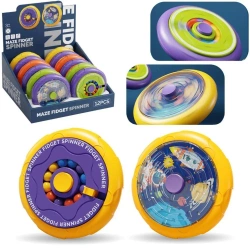 Spinner 2w1 labirynt i układanka - Trifox