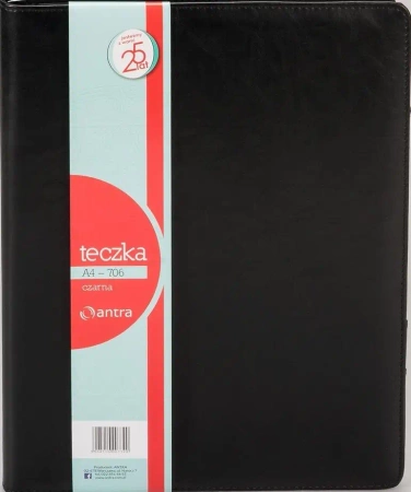 Teczka A4 706 czarna - Antra