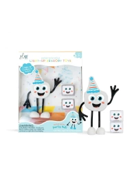 Postać do kąpieli Party Pal zestaw z dwiema kostkami sensorycznymi świecącymi w wodzie - Glo Pals (Vibe LLC)