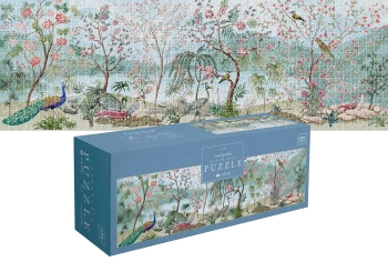Puzzle panoramiczne 1000 elementów. Tajemniczy ogród 3