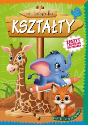 Minikaligrafia. Kształty. Zeszyt z rowkami do pisania - praca zbiorowa