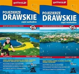 Mapa turystyczna -Pojezierze Drawskie (komplet) - praca zbiorowa