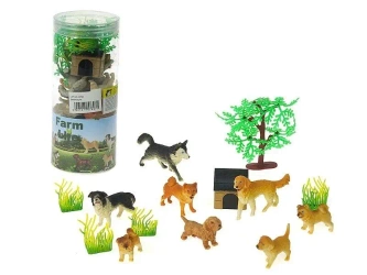 Pieski z budą i akcesoriami - ADAR