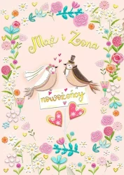 Karnet A5 Ślub Pan i Pani Słowikowa - Henry