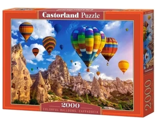 Puzzle 2000 Colorful Balloons, Cappadocia CASTOR - Castorland