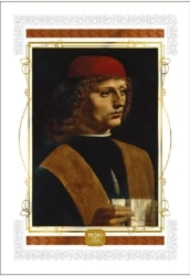 Karnet 16x23cm + koperta Leonardo Da Vinci - DaVinci