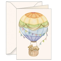 Karnet B6 + koperta 6137 Pluszowy miś balon - Tassotti