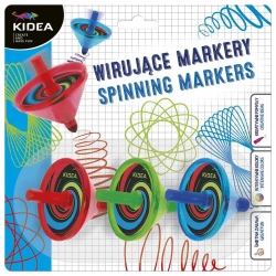 Wirujące markery 3 szt. KIDEA - DERFORM