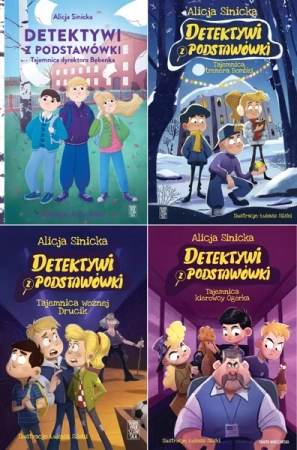 Detektywi z podstawówki. Tom 1-4, Alicja Sinicka - Alicja Sinicka