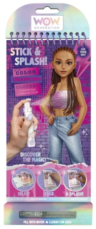 Zestaw kreatywny szkicownik WOW Splash and Create Mini WOW00142 - Kids Euroswan