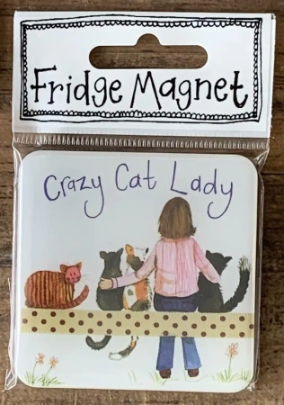 Magnes FM219 Crazy Cat Lady Kociara - Alex Clark