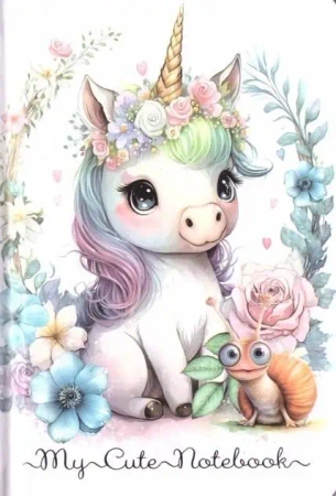 Notatnik 140x95/64K kratka Jednorożec FRESH