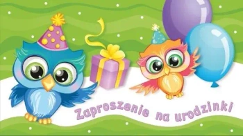 Zaproszenie Urodziny dziecięce (10szt) - Astro Atelier