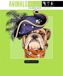 Kolorowanka antystresowa 126x200 20 Animals - Fresh